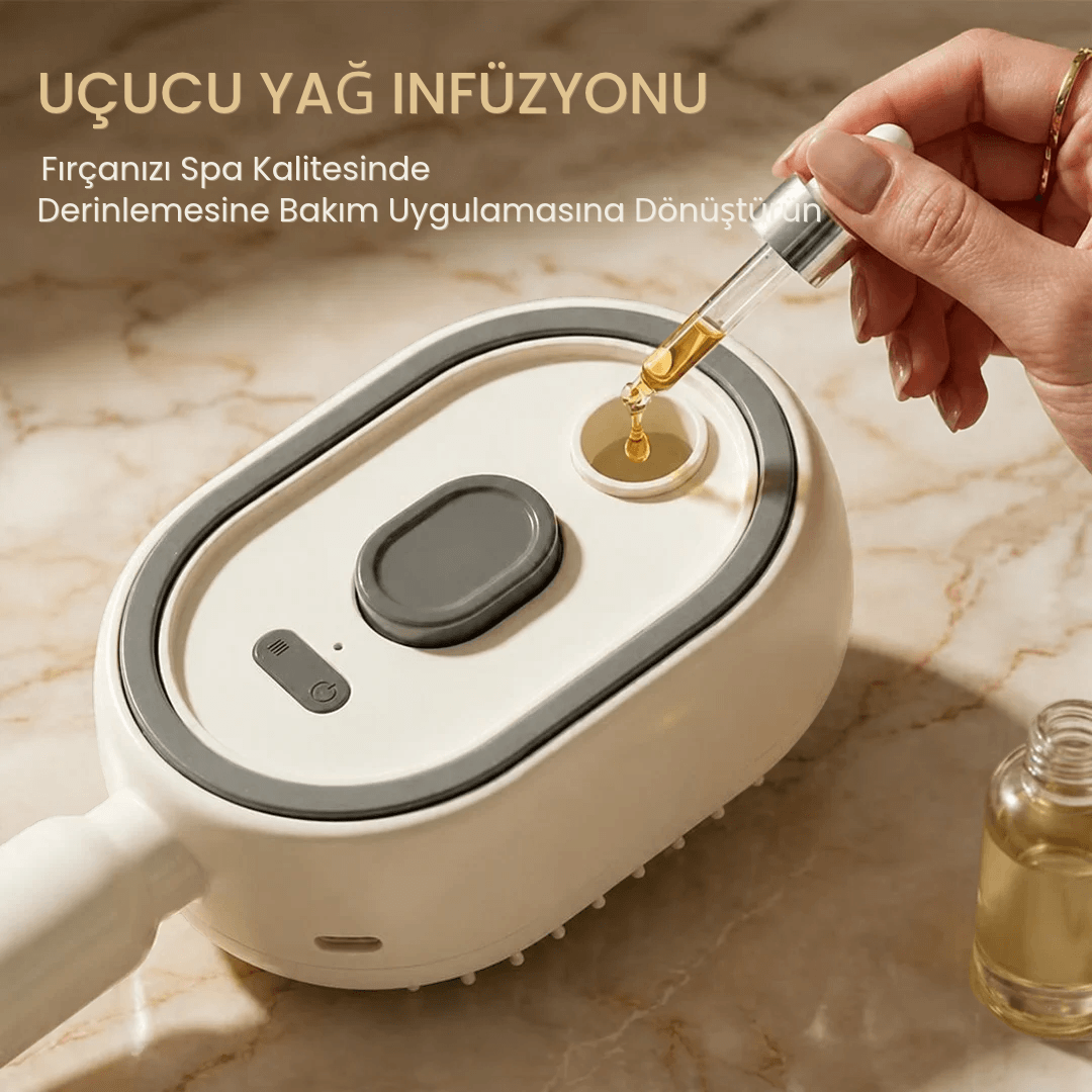 Funorn™ ScalpGlow Elektrikli Saç Bakım Fırçası