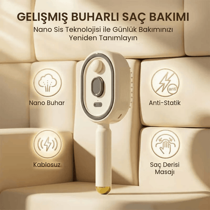 Funorn™ ScalpGlow Elektrikli Saç Bakım Fırçası